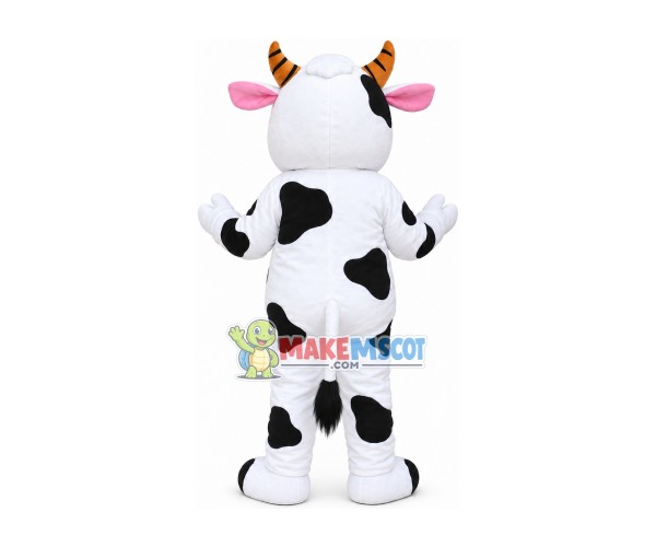 Lifesome Cow of The Farm Mascot Costume Lifesome Cow of The Farm Mascot Costume
