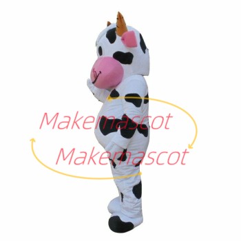 Lifesome Cow of The Farm Mascot Costume Lifesome Cow of The Farm Mascot Costume