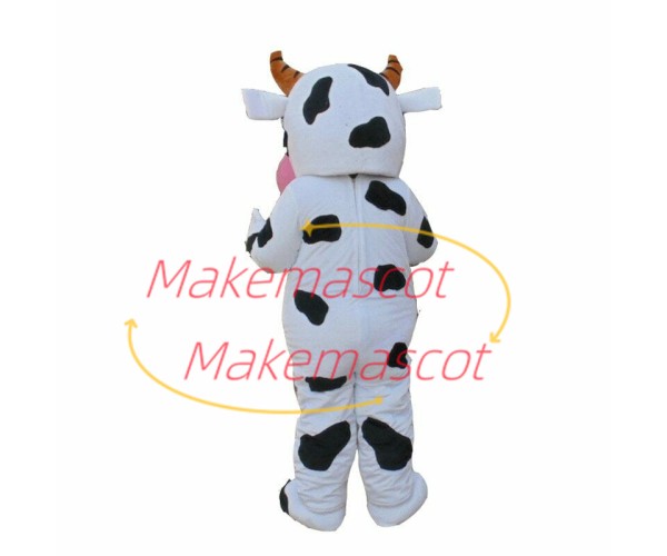 Lifesome Cow of The Farm Mascot Costume Lifesome Cow of The Farm Mascot Costume
