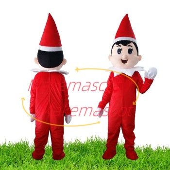 Cute Christmas Baby Doll Mascot Costume Cute Christmas Baby Doll Mascot Costume