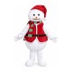 Lovely Warm Snowman of Christmas Mascot Costume Lovely Warm Snowman of Christmas Mascot Costume