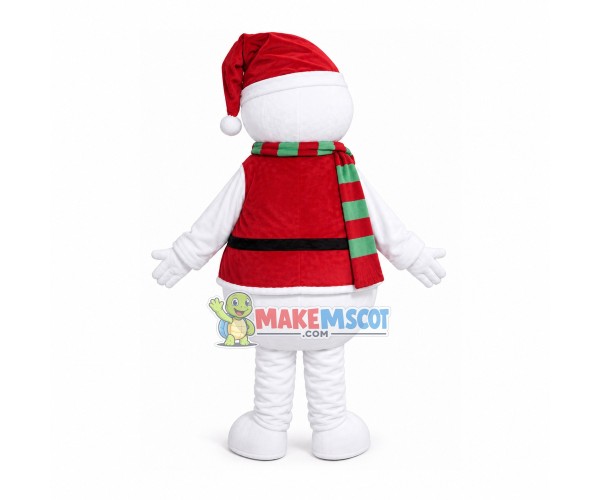 Lovely Warm Snowman of Christmas Mascot Costume Lovely Warm Snowman of Christmas Mascot Costume