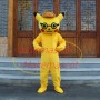 Pikachu Wearing Glasses Mascot Costume for Adult