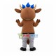 Manager Brown Cattle Mascot Costume Manager Brown Cattle Mascot Costume