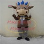 Manager Brown Cattle Mascot Costume