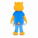 Relaxed Orange Tour Bear Mascot Costume Relaxed Orange Tour Bear Mascot Costume