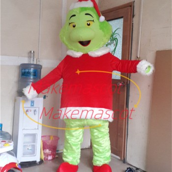 Bright Christmas Dragon Mascot Plush Costume Bright Christmas Dragon Mascot Plush Costume
