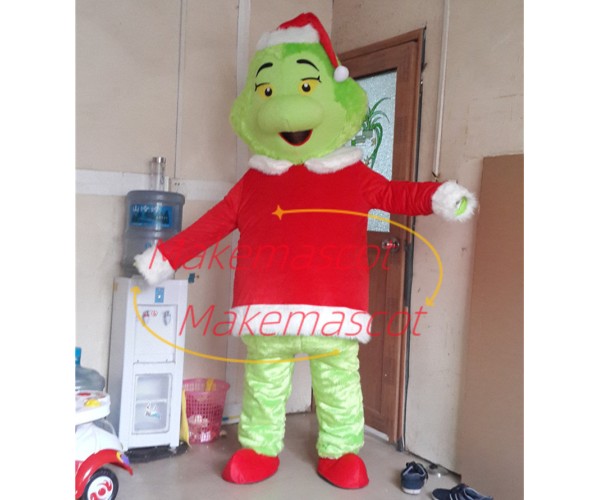 Bright Christmas Dragon Mascot Plush Costume Bright Christmas Dragon Mascot Plush Costume