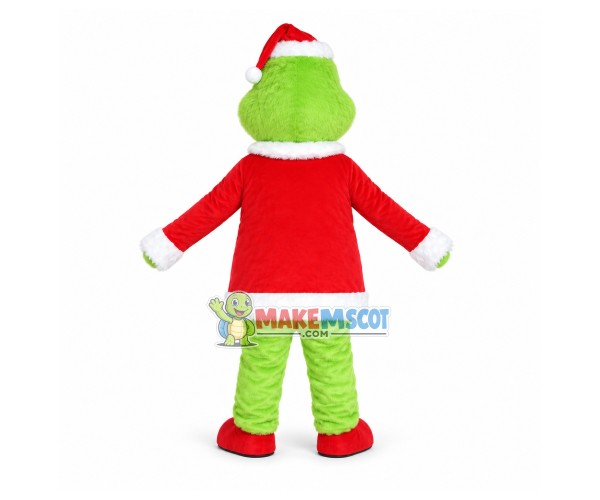 Bright Christmas Dragon Mascot Plush Costume