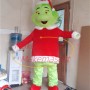 Bright Christmas Dragon Mascot Plush Costume