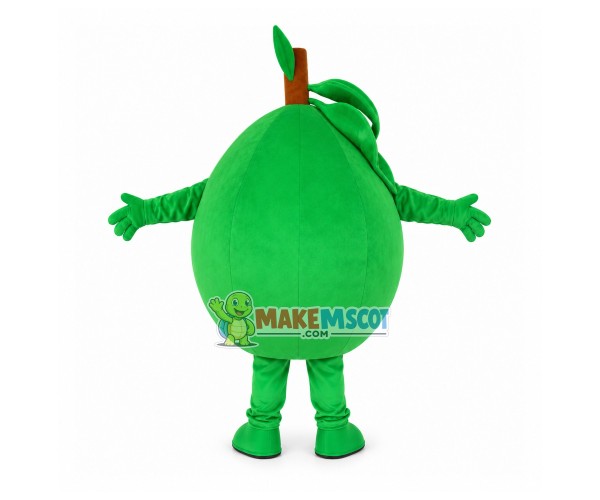 Fresh Green Lemon Cartoon Mascot Costume Fresh Green Lemon Cartoon Mascot Costume