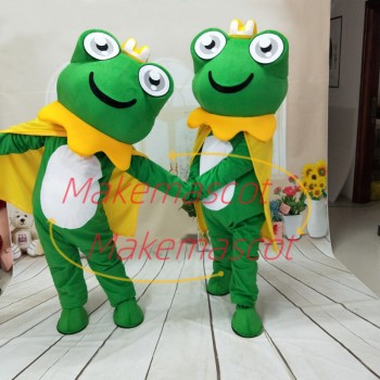 One Pair of Frog Prince Mascot Costume