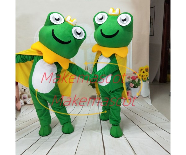 One Pair of Frog Prince Mascot Costume One Pair of Frog Prince Mascot Costume