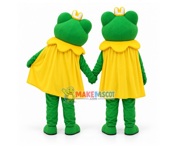 One Pair of Frog Prince Mascot Costume One Pair of Frog Prince Mascot Costume