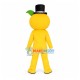 Shiny Eyed Cartoon Orange Doll Mascot Costume Shiny Eyed Cartoon Orange Doll Mascot Costume