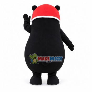 Kumamoto Wearing Warm Wind Cap Mascot Costume