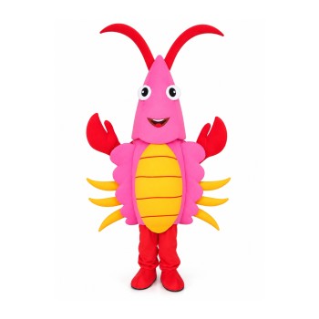 Bright Color Crayfish Mascot Adult Costume