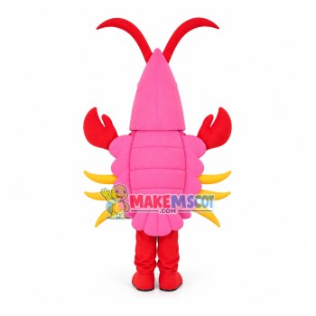 Bright Color Crayfish Mascot Adult Costume Bright Color Crayfish Mascot Adult Costume