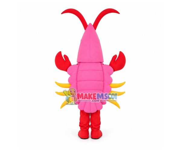 Bright Color Crayfish Mascot Adult Costume Bright Color Crayfish Mascot Adult Costume