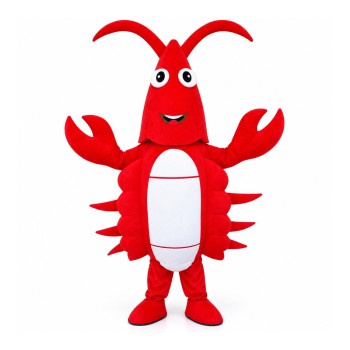 Bright Color Crayfish Mascot Adult Costume Bright Color Crayfish Mascot Adult Costume