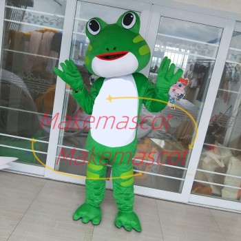 Splendid Noisy Frog Mascot Costume