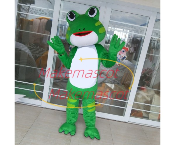 Splendid Noisy Frog Mascot Costume Splendid Noisy Frog Mascot Costume