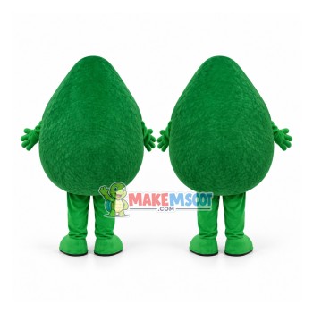 Funny Cartoon Half Avocado Mascot Costume Funny Cartoon Half Avocado Mascot Costume