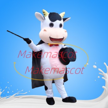 Performing Magician Cow Mascot Costume