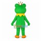 Confident Frog Prince Adult Mascot Costume Confident Frog Prince Adult Mascot Costume