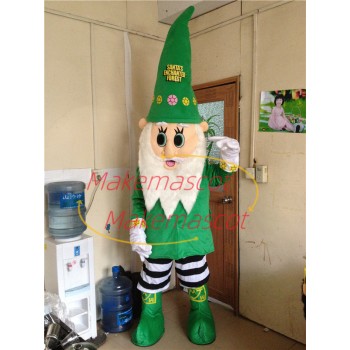 Special Version Of Green Santa Claus Mascot Costume
