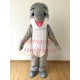 Peaceful Dolphin With Blue Eyes Mascot Costume Peaceful Dolphin With Blue Eyes Mascot Costume