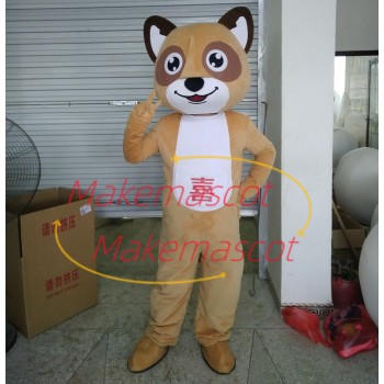 Delighted The Little Raccoon Mascot Costume Delighted The Little Raccoon Mascot Costume