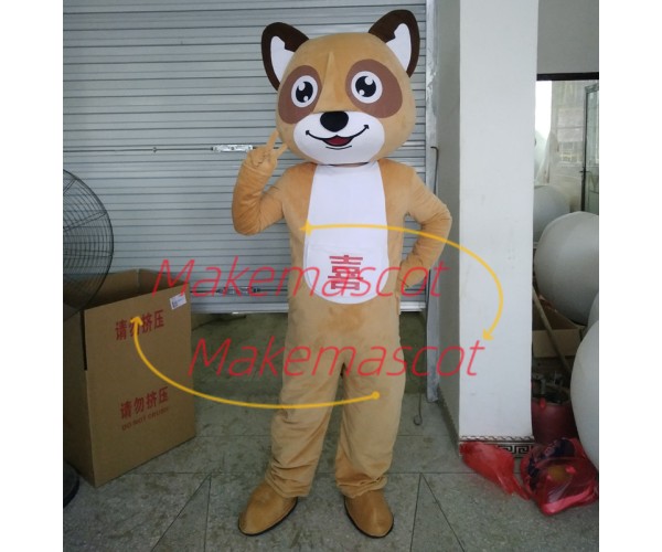 Delighted The Little Raccoon Mascot Costume