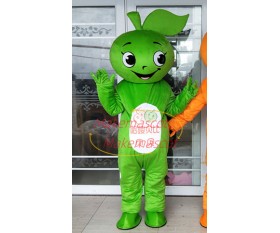 Handmade Green Apple Doll Mascot Costume Handmade Green Apple Doll Mascot Costume