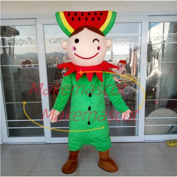 Interesting Adult Cartoon Watermelon Doll Mascot Costume Interesting Adult Cartoon Watermelon Doll Mascot Costume