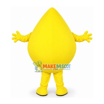 Cartoon Lemon With Asymmetric Eyebrows Mascot Costume Cartoon Lemon With Asymmetric Eyebrows Mascot Costume