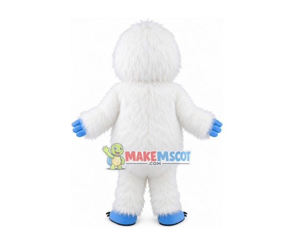 Long Wool Snowman Monster Mascot Costume