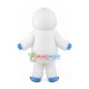 Long Wool Snowman Monster Mascot Costume