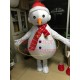 Christmas Snowman With Carrot Nose Mascot Costume Christmas Snowman With Carrot Nose Mascot Costume