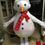 Christmas Snowman With Carrot Nose Mascot Costume