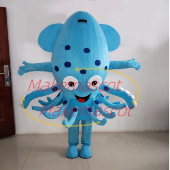 Deep-sea Octopus With Sucker Mascot Costume Deep-sea Octopus With Sucker Mascot Costume
