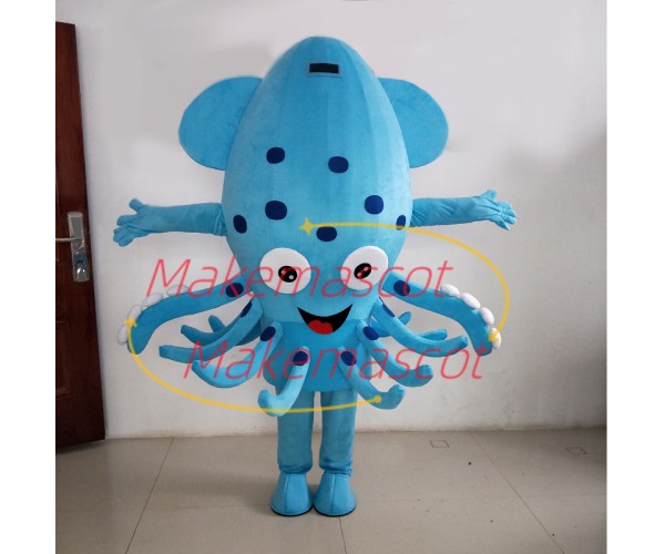 Deep-sea Octopus With Sucker Mascot Costume Deep-sea Octopus With Sucker Mascot Costume