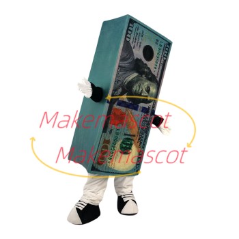 Stack of Hundred Paper Money Mascot Costume