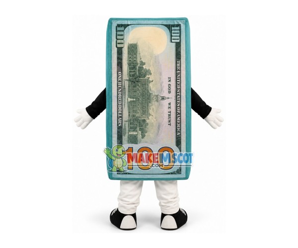 Stack of Hundred Paper Money Mascot Costume Stack of Hundred Paper Money Mascot Costume