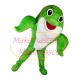Agreeable Little Green Dolphin Mascot Costume