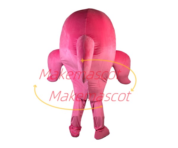 Soft Lightweight Pink Dolphin Mascot Costume