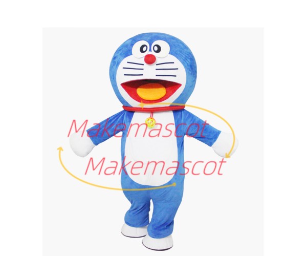 Merry Doraemon With Golden Bell Mascot Costume Merry Doraemon With Golden Bell Mascot Costume
