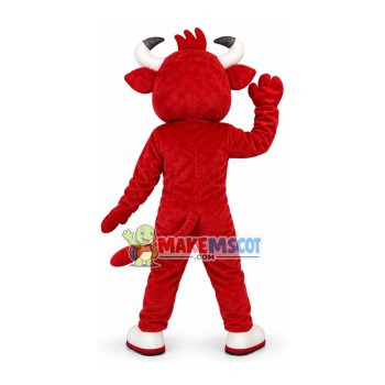 Adult Style Active Red Bull Mascot Costume Adult Style Active Red Bull Mascot Costume
