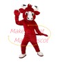 Adult Style Active Red Bull Mascot Costume