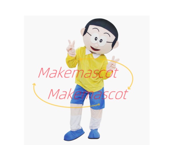 Nobita Nobi Mascot Cartoon Character Costume Nobita Nobi Mascot Cartoon Character Costume